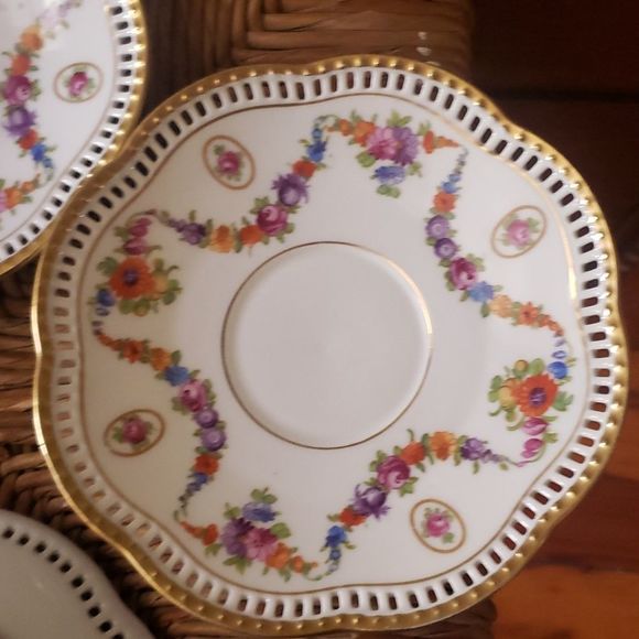 4 Schumann Bavaria saucers - Picture 4 of 6